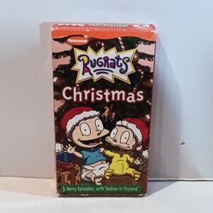 Vintage Rugrats Christmas Babies In Toyland (VHS, 2002)-Nickelodeon-3 Episodes